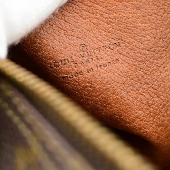 LOUIS VUITTON Logo PAPILLON 30 Hand Bag Monogram Leather Brown - Picture 12 of 14